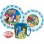 Sonic the Hedgehog Adventure set pribora za jelo, mikro plastični set s šalicom 350 ml