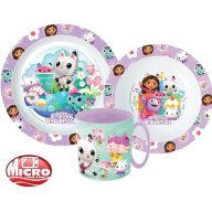   Gabina kućica za lutke Wonderland jelovnički set, mikro plastični set s šalicom 350 ml