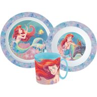   Disney Princeze Ariel set posuđa, mikro plastični set s šalicom 350 ml
