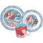 Disney Princeze Ariel set posuđa, mikro plastični set s šalicom 350 ml