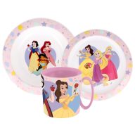   Disney Princeze True set posuđa, mikro plastični set s šalicom od 350 ml