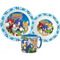   Sonic the Hedgehog Adventure posuđe, mikro plastični set s šalicom 265 ml