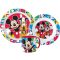Disney Mickey Better Together étkészlet, micro műanyag szett bögrével 265 ml