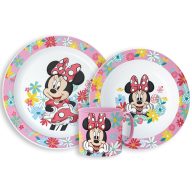   Disney Minnie Spring servis za jelo, mikro plastični set s šalicom od 265 ml
