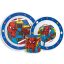 Spider-Man Grid posuđe, mikro plastični set s šalicom 265 ml