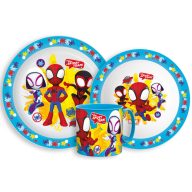   Spider-Man Spidey Team servis za jelo, mikro plastični set s šalicom 265 ml
