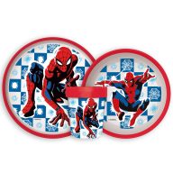   Spider-Man Midnight Flyer nekližeći set za jelo, micro plastični set