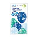 Beba Baby Boy Plavi Boy balon, set od 6 komada, 12 inča (30 cm)