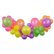   Šareno Bright Fluorescentni balon, set lufi venaca od 65 komada