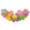 Šareno Bright Fluorescentni balon, set lufi venaca od 65 komada