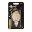 Brojevi Gold Zlatna svjetlucava svjećica brojka 0, svjećica za tortu