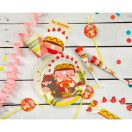 Indijanac Indian Pozivnica za zabavu, set od 6