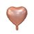 Matt Pink Gold Heart rózsaszín szív fólia lufi 37cm