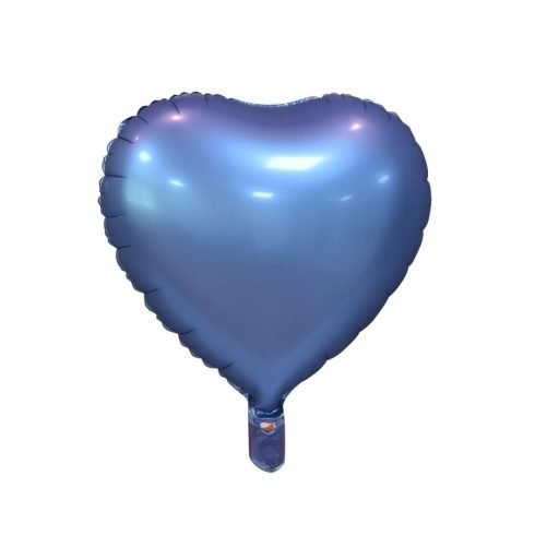 Matt Violet Heart lila szív fólia lufi 37cm