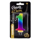 Brojevi Galaxy Šarena svjećica broj 1, tortna svjećica