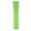 Šareno Lime Green Chevron Zelena papirna slamka, pakiranje od 12 komada