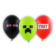   Minecraft TNT Zabavni balon, baloni 6 komada 12 inča (30 cm)