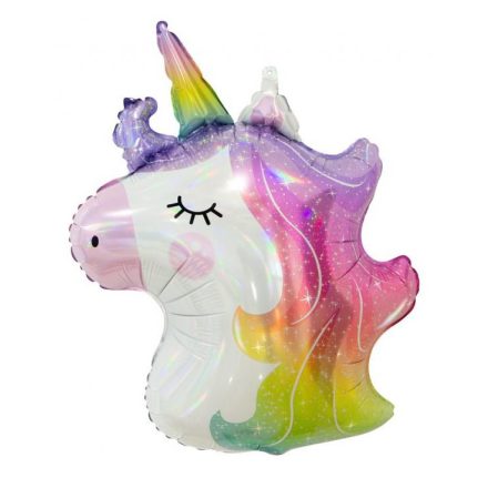 Unicorn Head unikornis fólia lufi 60cm