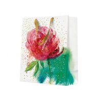   Ruža Watercolor papirnata poklon torba, poklon vreća 20x25x10 cm