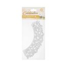 Pillangó White muffin dísz 6 db-os