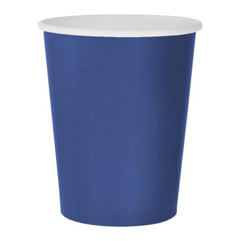 Solid Blue kék papír pohár 14 db-os 270ml 