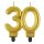 Arany 30-as Gold tortagyertya, számgyertya