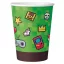 Játék Game On Green papír pohár 6 db-os 200 ml