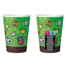 Játék Game On Green papír pohár 6 db-os 200 ml