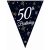 Happy Birthday 50 zászlófüzér 270cm