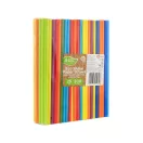Šareno Rainbow Colours papirnata slamka, 200 komada