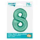 Menta 8-as Mint Mat szám fólia lufi 76 cm