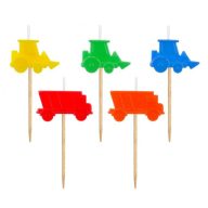   Vozilo Building Works Građevinska svijeća za tortu, set svijeća 5 kom