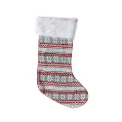   Hópehely Snow Flakes karácsonyi kandalló zokni, csizma 55,5 cm
