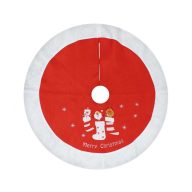 Božić Red Crvena drvena suknja, podložak 80 cm