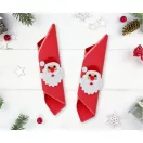 Télapó Santa Claus szalvétagyűrű szett