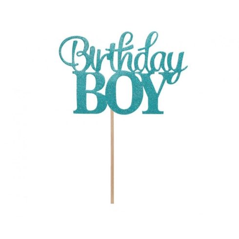 Birthday Boy torta dekoráció 10cm