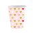 XOXO Pink papír pohár 6 db-os 250ml