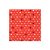XOXO Red szalvéta 20db-os 33x33cm