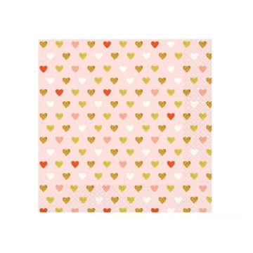 XOXO Pink szalvéta 20db-os 33x33cm
