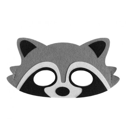 Raccoon mosómedve filc maszk