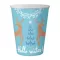 Karácsonyi Hello Winter Blue papír pohár 6 db-os 250 ml
