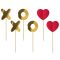 Ljubav XOXO Red XOXO ukrasni štapić, set od 6 komada