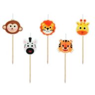 Životinje Fun svjećice za tortu, set svijeća 5 komada