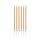 Arany Metallic Light Gold tortagyertya, gyertya szett 6 db-os