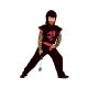 Nindzsa Red Dragon jelmez 120/130 cm