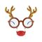 Božić Reindeer Naočale za sob crvenih nos