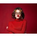 Božić Reindeer Naočale za sob crvenih nos