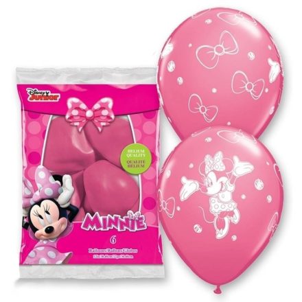 Disney Minnie Pastel Pink léggömb lufi 6 db-os