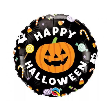 Happy Halloween candies fólia lufi 46cm