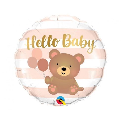 Hello Baby Bear fólia lufi 46cm
